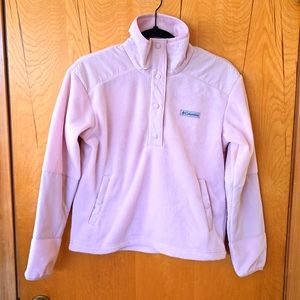 Columbia girls' Steens Mountain Quarter Snap fleece pullover size XS